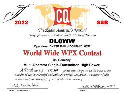 CQ WPX SSB